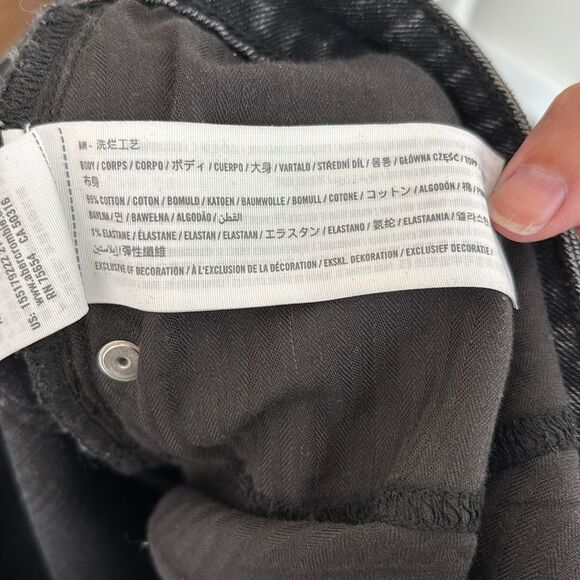 Abercrombie Women High Rise faded black ankle slit the skinny jeans size 10/30! - Picture 11 of 12